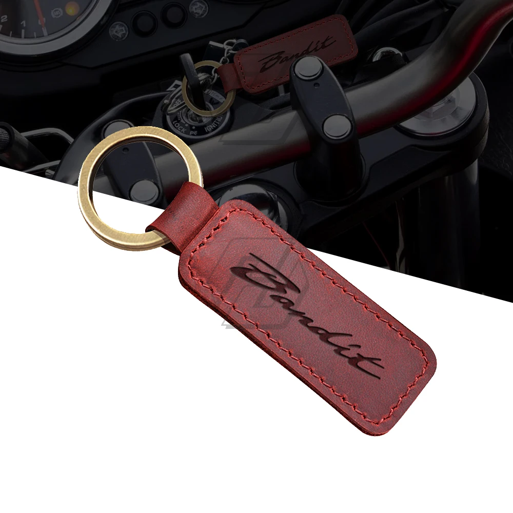 Motorcycle Cowhide Keychain Key Ring Fits for Suzuki Bandit 150 400 1200 1250 1250S Key
Motorcycle Cowhide Keychain Key Ring Fits for Suzuki Bandit 150 400 1200 1250 1250S Key