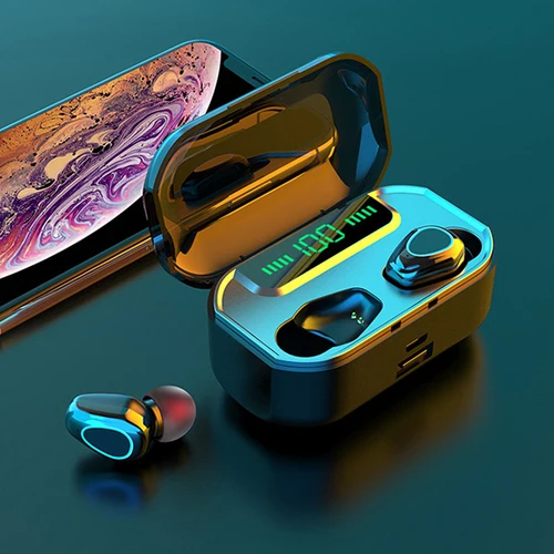 Wireless Bluetooth 5.0 Headset V8 HiFi Stereo Earphones 2000mAh Sports Headphones Mini Earbuds for Android and iOS Smartphones
Wireless Bluetooth 5.0 Headset V8 HiFi Stereo Earphones 2000mAh Sports Headphones Mini Earbuds for Android and iOS Smartphones