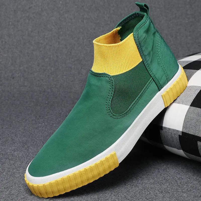 Men's shoes 2020 new spring Korean fashion casual Joker men's canvas high-top sneakers shoes
Men's shoes 2020 new spring Korean fashion casual Joker men's canvas high-top sneakers shoes
