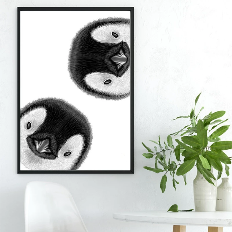 CUTE CURIOUS PENGUIN Drawing Canvas Poster Nursery Wall Art Print Painting Lovely Animals Penguin Picture Kids Room Decoration
CUTE CURIOUS PENGUIN Drawing Canvas Poster Nursery Wall Art Print Painting Lovely Animals Penguin Picture Kids Room Decoration