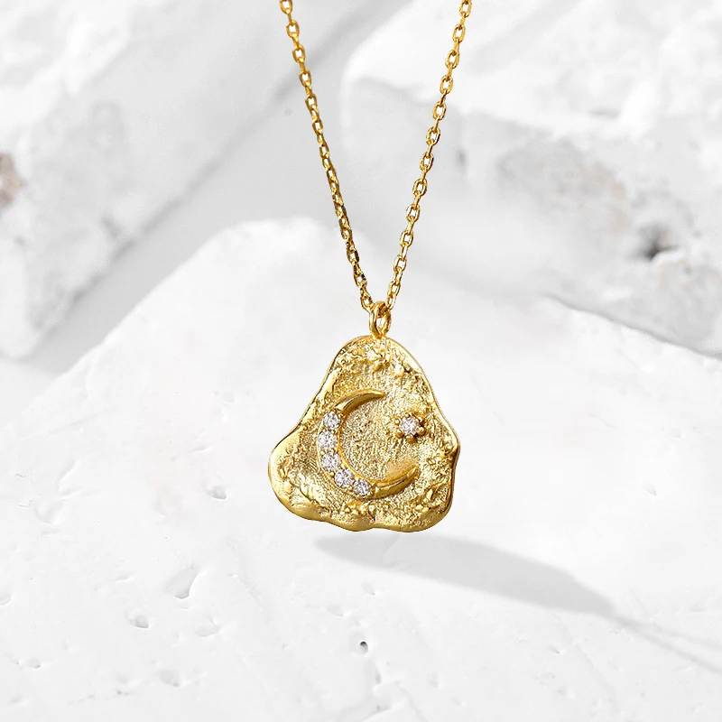 Zircon Pendants Necklaces s925 Sterling Silver Geometric Moon Designer For Women Chain 2021 New Necklace Fine Jewellery
Zircon Pendants Necklaces s925 Sterling Silver Geometric Moon Designer For Women Chain 2021 New Necklace Fine Jewellery