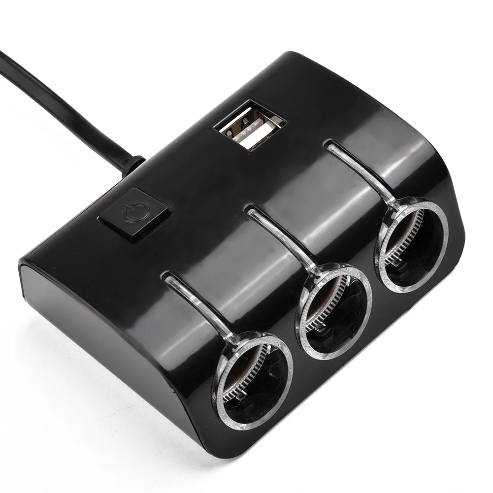 Car Splitter Cigarette Lighter Socket 12v Power Adapter For Car DVR GPS Usb Charger Phone Charging Car Accessories
Car Splitter Cigarette Lighter Socket 12v Power Adapter For Car DVR GPS Usb Charger Phone Charging Car Accessories