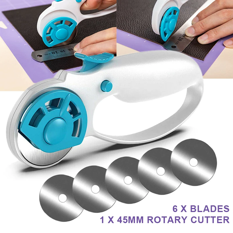 45mm Loop Rotary Cutter for Fabric Leather Cutter Sewing Weeding Quilting
45mm Loop Rotary Cutter for Fabric Leather Cutter Sewing Weeding Quilting