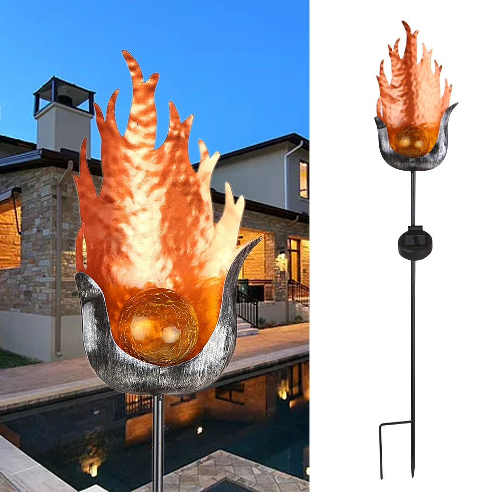 Outdoor solar powered lamp 2019 New Solar LED Simulate Flame Light Lawn Lantern Waterproof Solar light for garden Path LED Lamp
Outdoor solar powered lamp 2019 New Solar LED Simulate Flame Light Lawn Lantern Waterproof Solar light for garden Path LED Lamp
