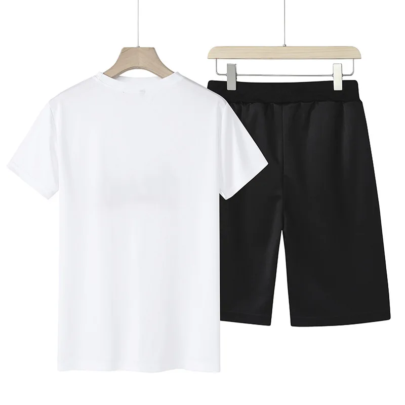 Summer Suit Men Fashion Fitness Suit Letter Print Short Tracksuit Men O-Neck Two-piece Men Sweat Suit Jogger Set Sport Pants Men
Summer Suit Men Fashion Fitness Suit Letter Print Short Tracksuit Men O-Neck Two-piece Men Sweat Suit Jogger Set Sport Pants Men