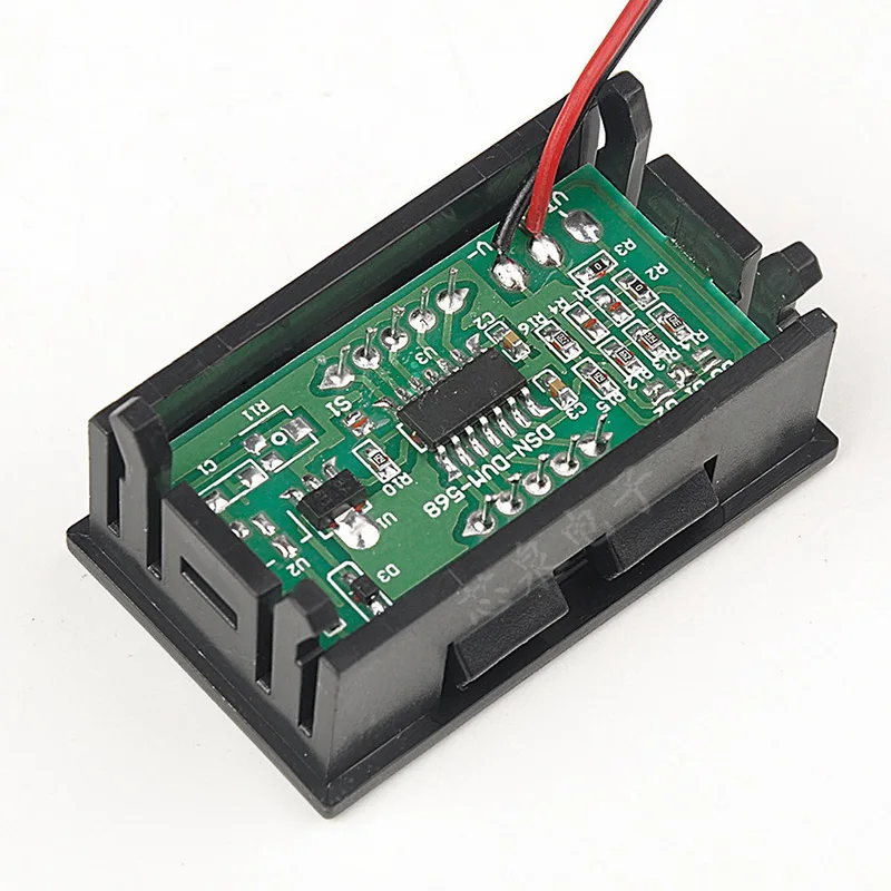 Мини цифровой вольтметр Амперметр DC0-100v Панель измеритель тока тестер с 2/3