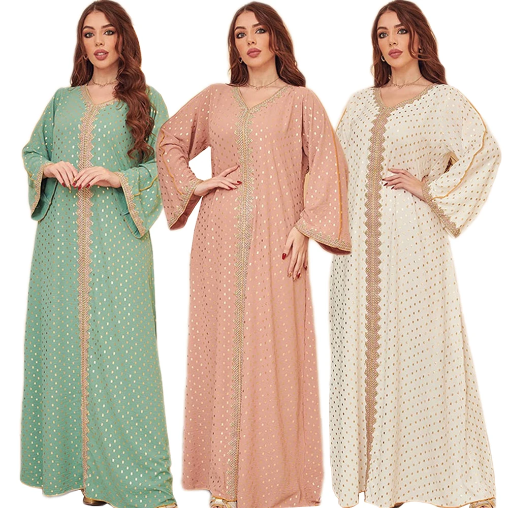 Dubai Abaya Women Muslim Dress Ramadan Eid Mubarak Djellaba Femme Kaftan Islamic Clothing Arabic Robe Middle East Abayas Gown
Dubai Abaya Women Muslim Dress Ramadan Eid Mubarak Djellaba Femme Kaftan Islamic Clothing Arabic Robe Middle East Abayas Gown