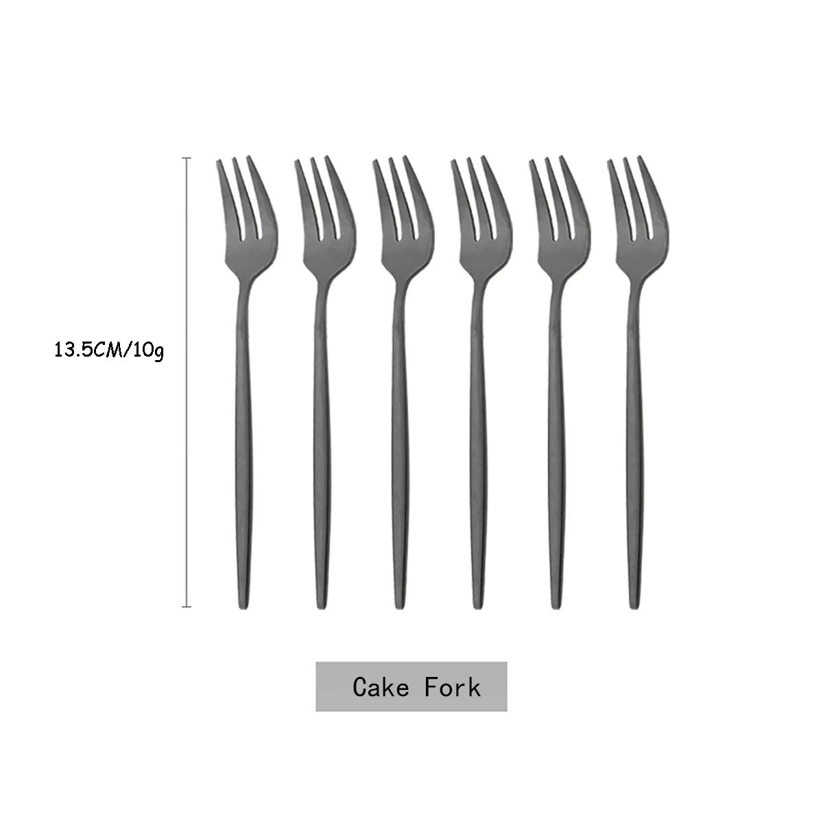 6Pcs Black Fork Dinnerware Set Tea Cake Fork Snack Forks Cutlery Matte Stainless Steel Tableware Dessert Fruit Fork Silverware
6Pcs Black Fork Dinnerware Set Tea Cake Fork Snack Forks Cutlery Matte Stainless Steel Tableware Dessert Fruit Fork Silverware