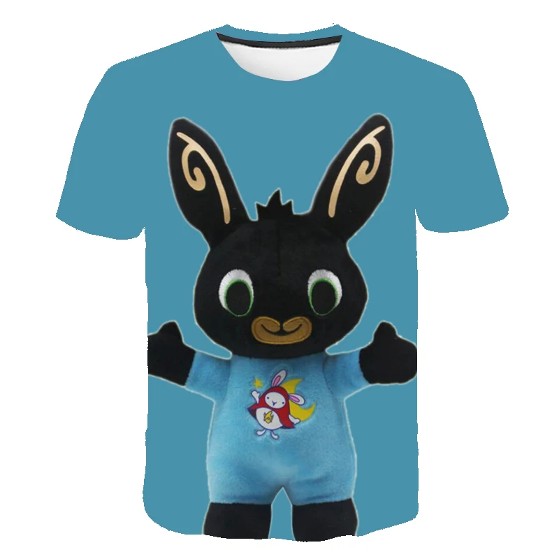 Children's Clothing Casual Cute Animal Rabbit t shirt Summer Boys Girls Funny Cartoon 3D t-shirt Bing Change Tops O-Neck 4T-14T
Children's Clothing Casual Cute Animal Rabbit t shirt Summer Boys Girls Funny Cartoon 3D t-shirt Bing Change Tops O-Neck 4T-14T