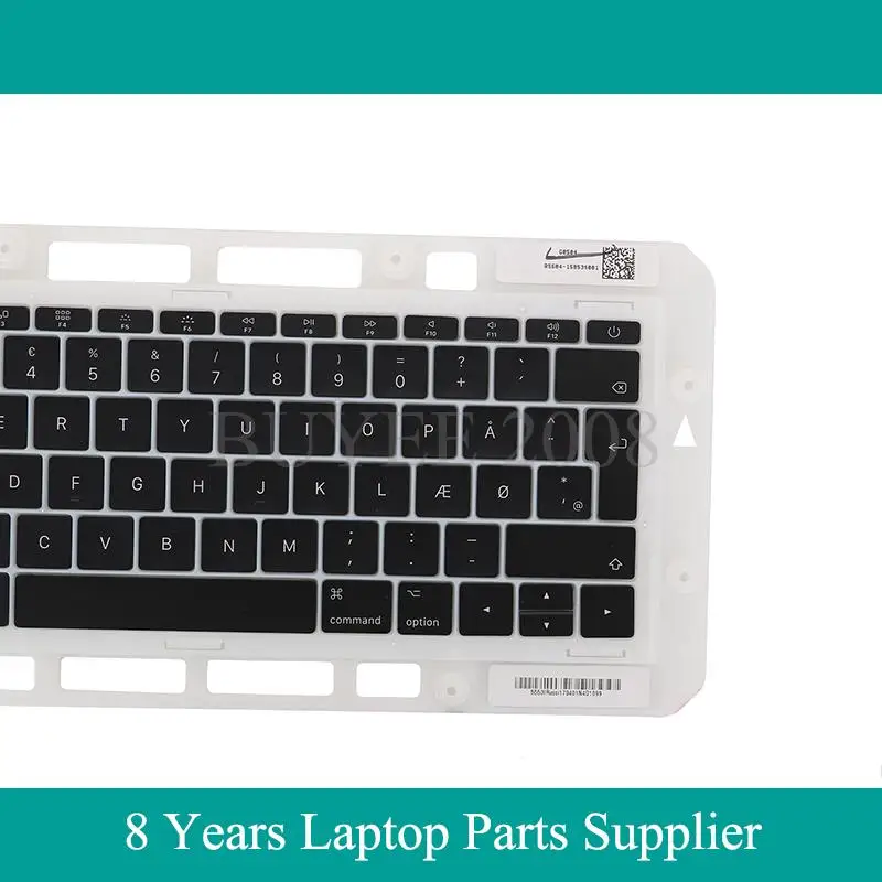 Оригинальная сменная клавиатура 13 "A1708 Dansk для Macbook Pro Retina A1708 клавиши с датской
