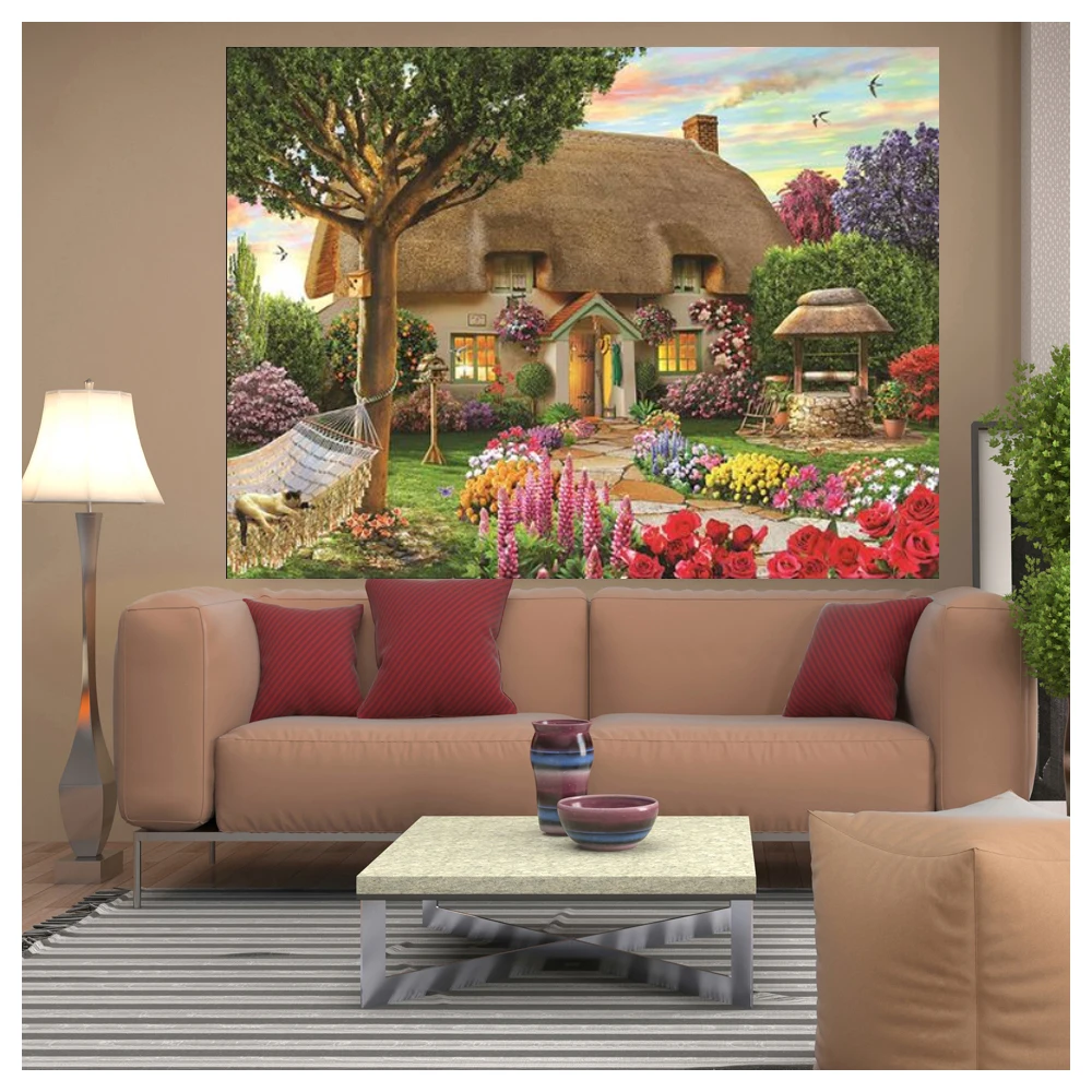 5D Diamond Painting Dream House DIY Full Circle Diamond Painting Crafts Diamond Mosaic Home Decoration
5D Diamond Painting Dream House DIY Full Circle Diamond Painting Crafts Diamond Mosaic Home Decoration