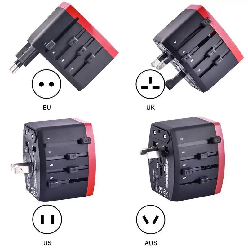 New 4USB universal travel adapter multi plug extension socket Power Adapter For AU US UK EU power plug
New 4USB universal travel adapter multi plug extension socket Power Adapter For AU US UK EU power plug