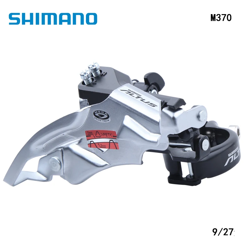 

Велосипедный передний велосипед Shimano ALTUS-M370, 9/27 скоростей, алюминиевый сплав