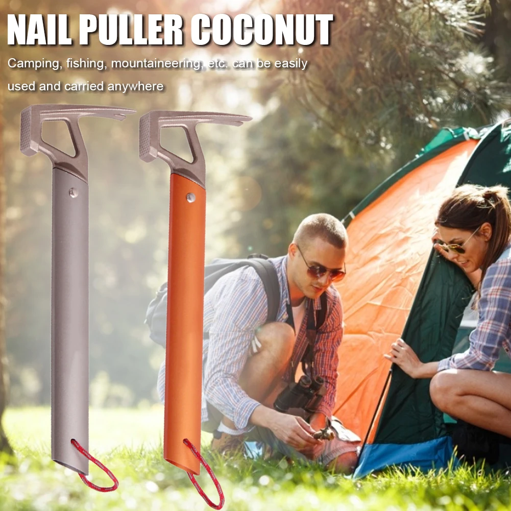 Outdoor Camping Tent Peg Hammer Mountaineering Hiking Stainless Steel Nail Puller Accessories Climbing Tool
Outdoor Camping Tent Peg Hammer Mountaineering Hiking Stainless Steel Nail Puller Accessories Climbing Tool