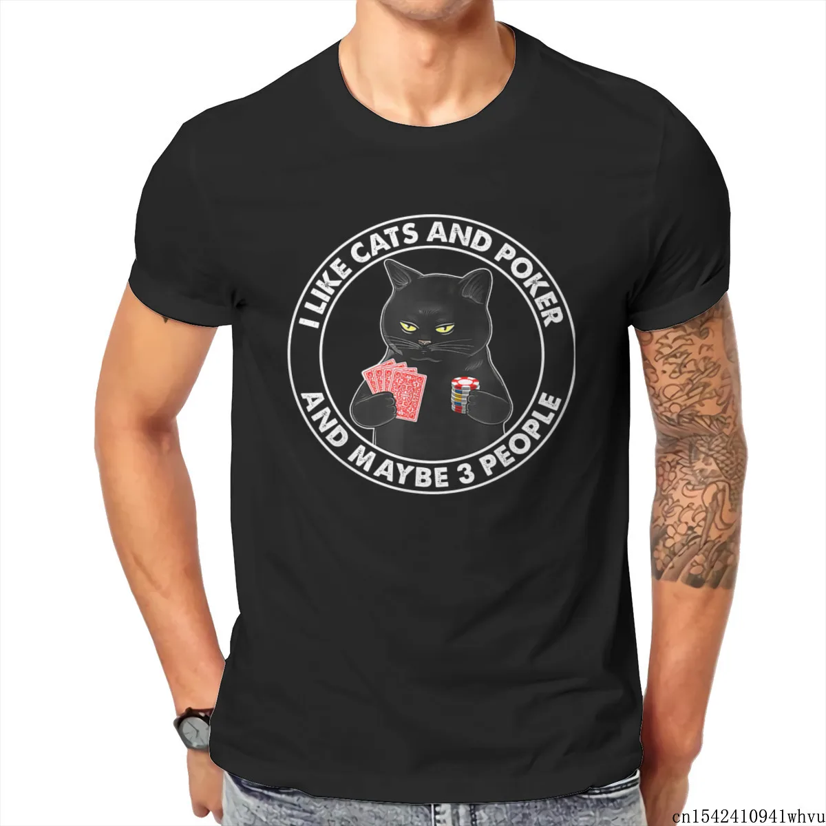I Like Cats and Poker and Maybe 3 People Grandpas Funny Short Sleeves Unisex Summer Trend Lycra O-neck Casual Men T-shirt M-5XL
I Like Cats and Poker and Maybe 3 People Grandpas Funny Short Sleeves Unisex Summer Trend Lycra O-neck Casual Men T-shirt M-5XL