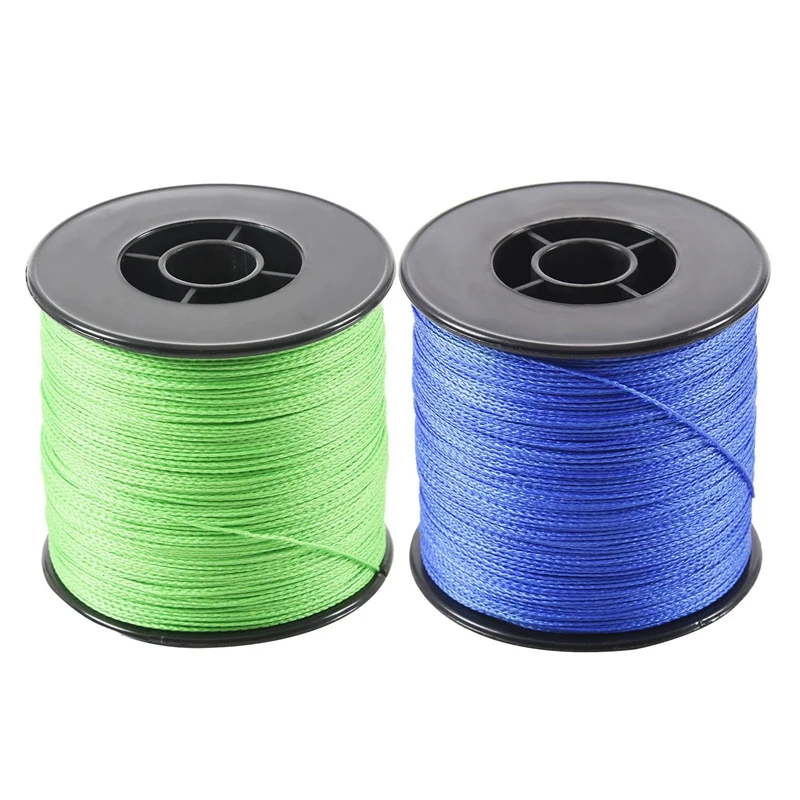 2 Roll 500M 100LB 0.5mm Super Strong Braided Fishing Line PE 4 Strands, Green & Blue
2 Roll 500M 100LB 0.5mm Super Strong Braided Fishing Line PE 4 Strands, Green & Blue