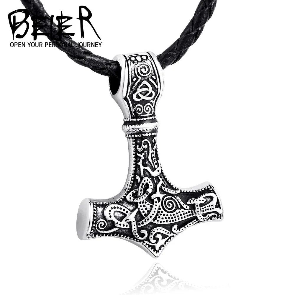Beier Vintage Ornament Wholesale Stainless Steel Viking Pendant Men's Personality Titanium Steel Pendant Accessories Gothic
Beier Vintage Ornament Wholesale Stainless Steel Viking Pendant Men's Personality Titanium Steel Pendant Accessories Gothic