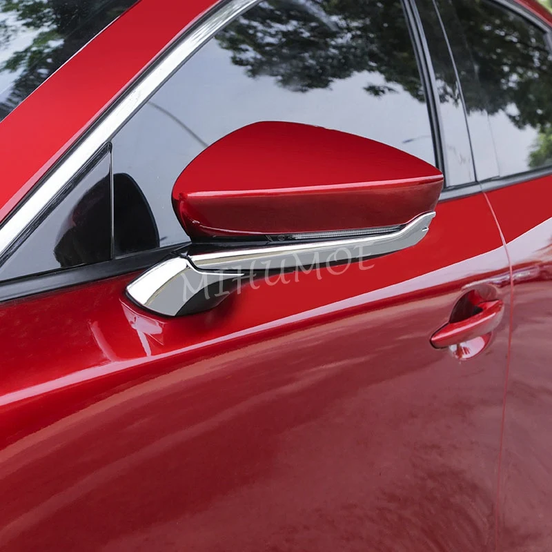 Chrome Side Rearview Mirror Trims Strips Cover For Mazda 3 (BP) Sedan Hatchback 2019 2020 2021 
Chrome Side Rearview Mirror Trims Strips Cover For Mazda 3 (BP) Sedan Hatchback 2019 2020 2021
