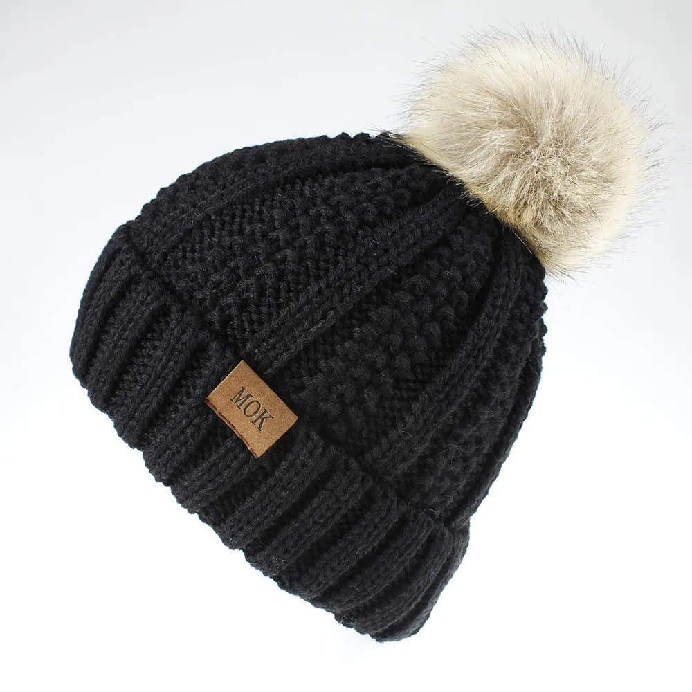 Knitted Warm Winter Slouchy Beanie Hats with Faux Fur Pom Pom Hat Chunky Slouchy Ski Cap Knit Skull Cap Beanie for Women
Knitted Warm Winter Slouchy Beanie Hats with Faux Fur Pom Pom Hat Chunky Slouchy Ski Cap Knit Skull Cap Beanie for Women