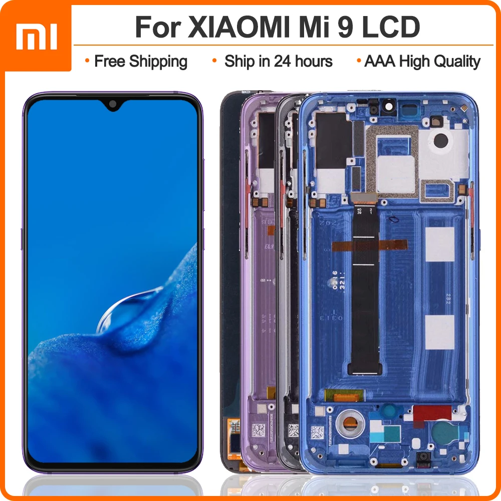 6 39 ''Оригинальный ЖК дисплей для Xiaomi Mi 9 MI9 дигитайзер в сборе сенсорный экран
