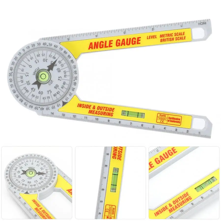 Miter Saw Protractor Engineering Plastic High Accuracy Measuring Ruler Tool for Outdoors
Miter Saw Protractor Engineering Plastic High Accuracy Measuring Ruler Tool for Outdoors