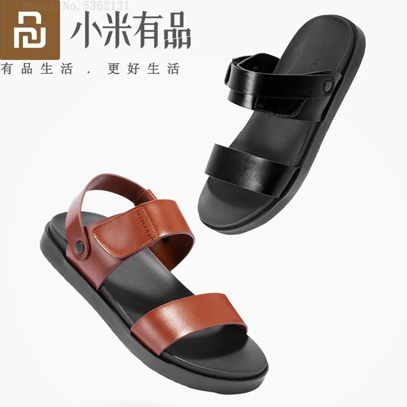 Youpin Qimian Men Genuine Leather Sandals Beach Slippers Outdoor Sneaker PU Rebound Sole Water Trekking Sandals Flops For Summer
Youpin Qimian Men Genuine Leather Sandals Beach Slippers Outdoor Sneaker PU Rebound Sole Water Trekking Sandals Flops For Summer
