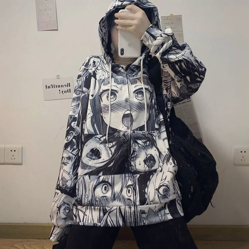 Women Female Oversize Korean Spring Hoodies Student Long Sleeve Tops Streetwear Cartoon Special Printed Fashion Harajuku Hoodies
Women Female Oversize Korean Spring Hoodies Student Long Sleeve Tops Streetwear Cartoon Special Printed Fashion Harajuku Hoodies