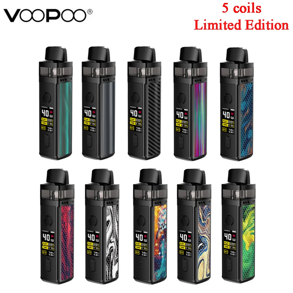 Оригинальный комплект VOOPOO VINCI Mod Pod аккумулятор 1500 мАч 5 катушек PnP электронная