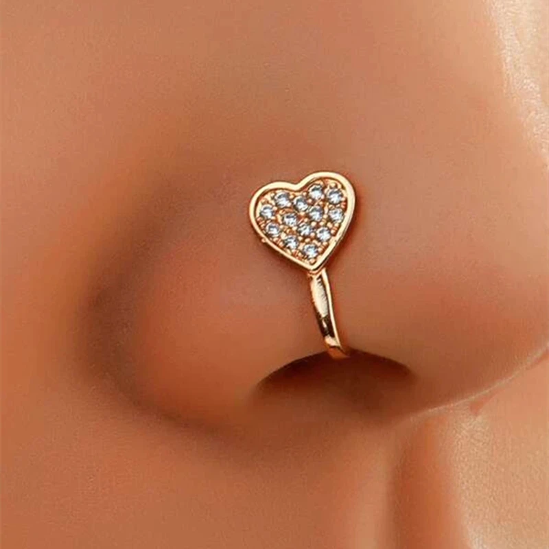 Nose Cuff Ear Cuff Fake Nose Rings Faux Nose Rings Hoop Clip on Nose Rings Non-Pierced Nose Hoop Ring Fake Piercings for Women
Nose Cuff Ear Cuff Fake Nose Rings Faux Nose Rings Hoop Clip on Nose Rings Non-Pierced Nose Hoop Ring Fake Piercings for Women