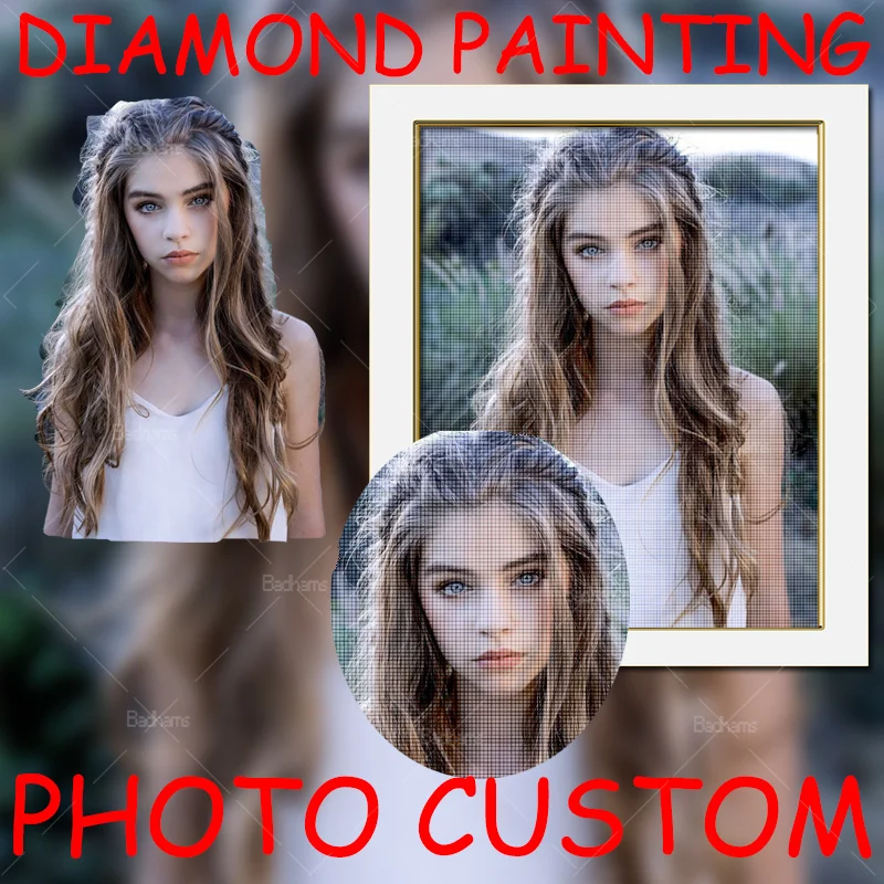 5D DIY Full Paste Mosaic Photo Print Private Custom Diamond Painting Cross Stitch Rhinestones For Friends Living Room Home Decor
5D DIY Full Paste Mosaic Photo Print Private Custom Diamond Painting Cross Stitch Rhinestones For Friends Living Room Home Decor