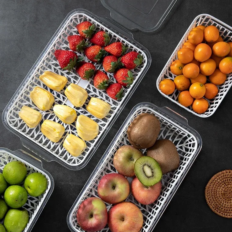 Kitchen Storage Box Refrigerator Keep Fresh Box Vegetable Fruit Meat Drain Plastic Food Basket Container With Lid
Kitchen Storage Box Refrigerator Keep Fresh Box Vegetable Fruit Meat Drain Plastic Food Basket Container With Lid