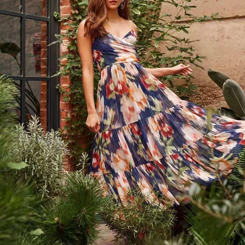 2021 Лето женское сексуальное платье с тоненькими полосочками платье модель последних модных показов; Контрастный Цвет цветочный принт голу...
2021 Лето женское сексуальное платье с тоненькими полосочками платье модель последних модных показов; Контрастный Цвет цветочный принт голу...