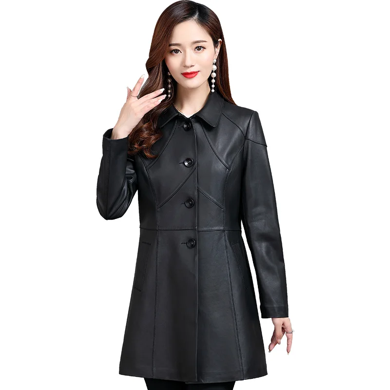 Mid aged and elderly autumn style windbreaker sheepskin 2020 new women's clothing 40 years old 50 mother's leather coat women's
Mid aged and elderly autumn style windbreaker sheepskin 2020 new women's clothing 40 years old 50 mother's leather coat women's