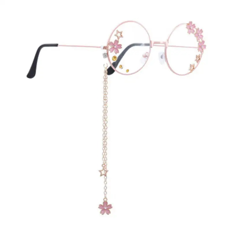 New Sakura Star Pendant Glasses Japanese Soft Girl Personality Wild Girl Heart Round Decoration Eyeglasses Party Eyewears Frame
New Sakura Star Pendant Glasses Japanese Soft Girl Personality Wild Girl Heart Round Decoration Eyeglasses Party Eyewears Frame