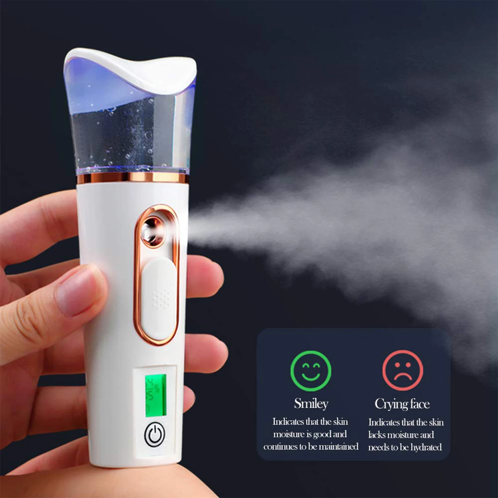 Mini Nano опрыскиватель туман увлажнитель для лица спрей увлажнение кожи увлажнитель Портативный холодный отпариватель уход за кожей лица Ухо...
Mini Nano опрыскиватель туман увлажнитель для лица спрей увлажнение кожи увлажнитель Портативный холодный отпариватель уход за кожей лица Ухо...