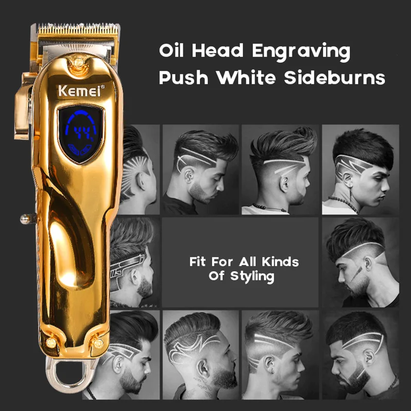 Kemei Electric Hair Clipper for man electric shaver Professional electric Hair Trimmer men beard trimmer cordless hair cutting
Kemei Electric Hair Clipper for man electric shaver Professional electric Hair Trimmer men beard trimmer cordless hair cutting