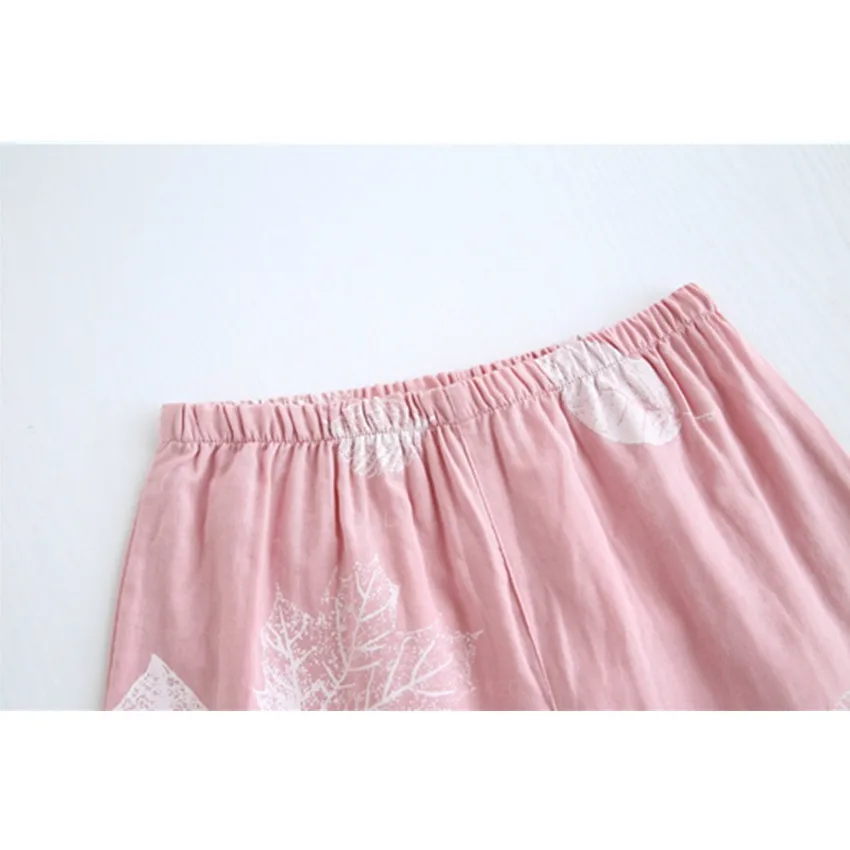 Japanese Korean Version Fresh Maple Leaf Pajama Sets Women Spring Autumn Gauze Cotton Long Sleeve Casual Sleepwear Homewear
Japanese Korean Version Fresh Maple Leaf Pajama Sets Women Spring Autumn Gauze Cotton Long Sleeve Casual Sleepwear Homewear