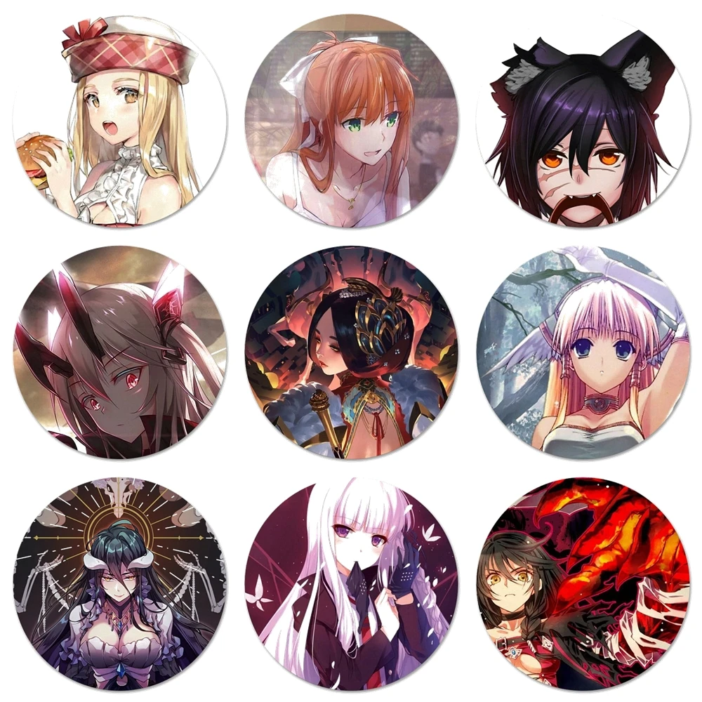 Japan Cartoon Anime Kawaii girl Icons Pins Badge Decoration Brooches Metal Badges For Backpack Decoration 58mm
Japan Cartoon Anime Kawaii girl Icons Pins Badge Decoration Brooches Metal Badges For Backpack Decoration 58mm