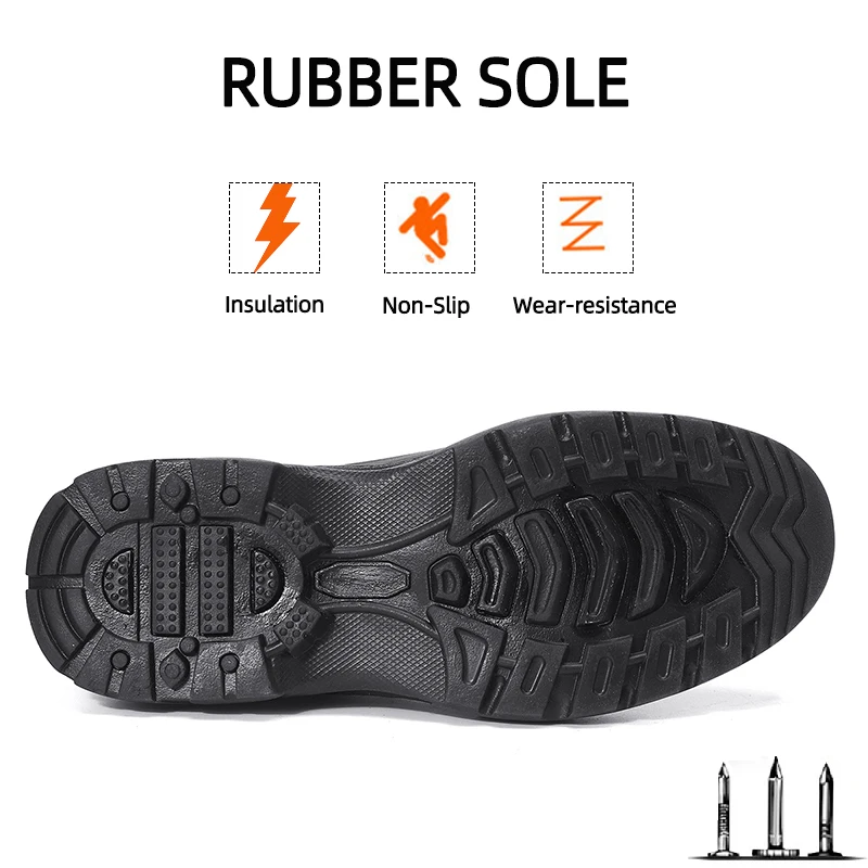 AtreGo Men Cowhide Steel Toe Safety Shoes Metal Buckle Hand Stitching Breathable Anti-slip Puncture Proof Protection Work Shoes
AtreGo Men Cowhide Steel Toe Safety Shoes Metal Buckle Hand Stitching Breathable Anti-slip Puncture Proof Protection Work Shoes