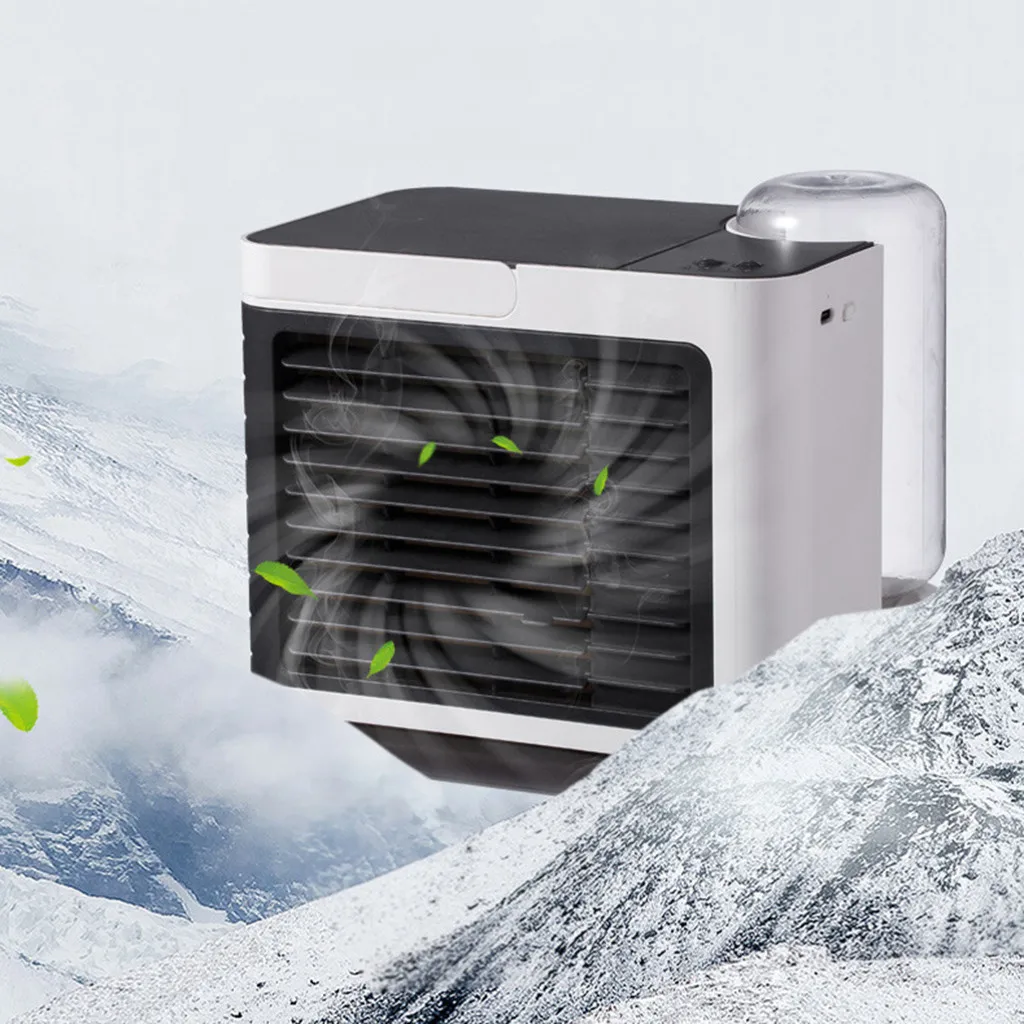 Portable Mini Home Air Conditioner Cool Cooling Air Cooler Fan Humidifier high-quality negative ion air-conditioning fan
Portable Mini Home Air Conditioner Cool Cooling Air Cooler Fan Humidifier high-quality negative ion air-conditioning fan