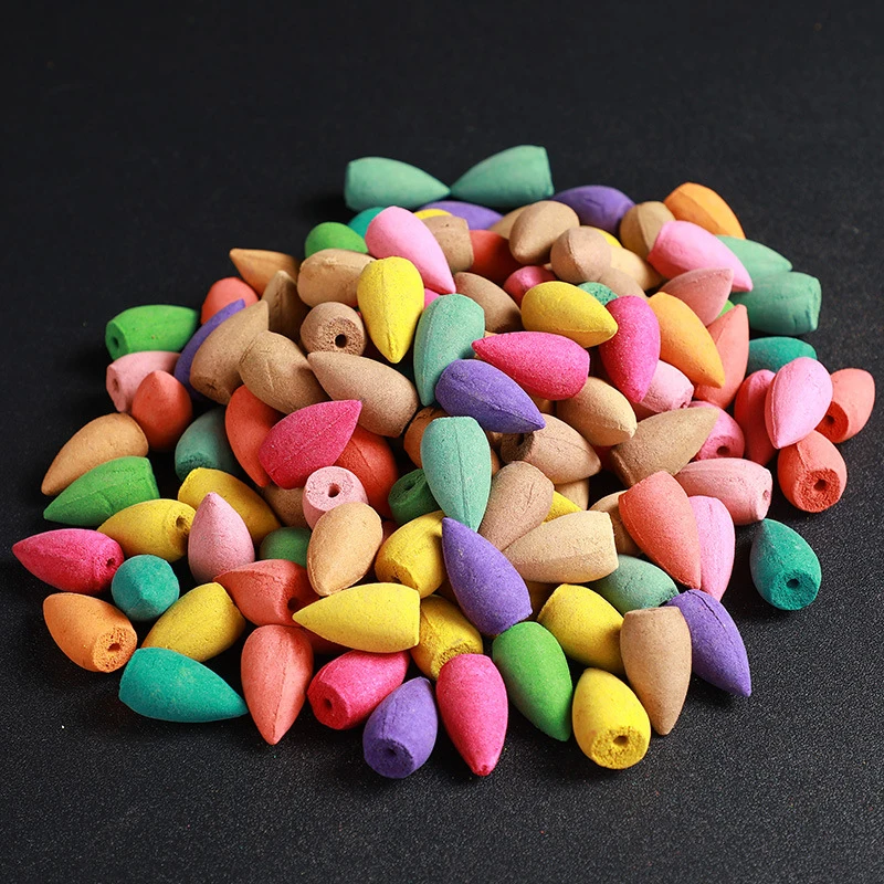 Backflow Incense Cones Pack of 30/60/100/300/600 Mixed Flavor Natural Incense Floral Lavender Sandalwood Aloes and more GRSA889
Backflow Incense Cones Pack of 30/60/100/300/600 Mixed Flavor Natural Incense Floral Lavender Sandalwood Aloes and more GRSA889