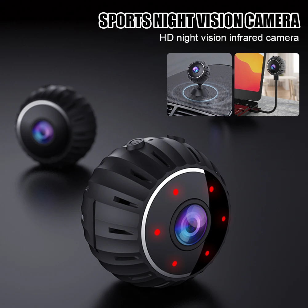 X10 Mini Indoor Camera WiFi Home Security 1080P Wireless Night Vision Motion Detection Video Recorder Micro Camcorder
X10 Mini Indoor Camera WiFi Home Security 1080P Wireless Night Vision Motion Detection Video Recorder Micro Camcorder