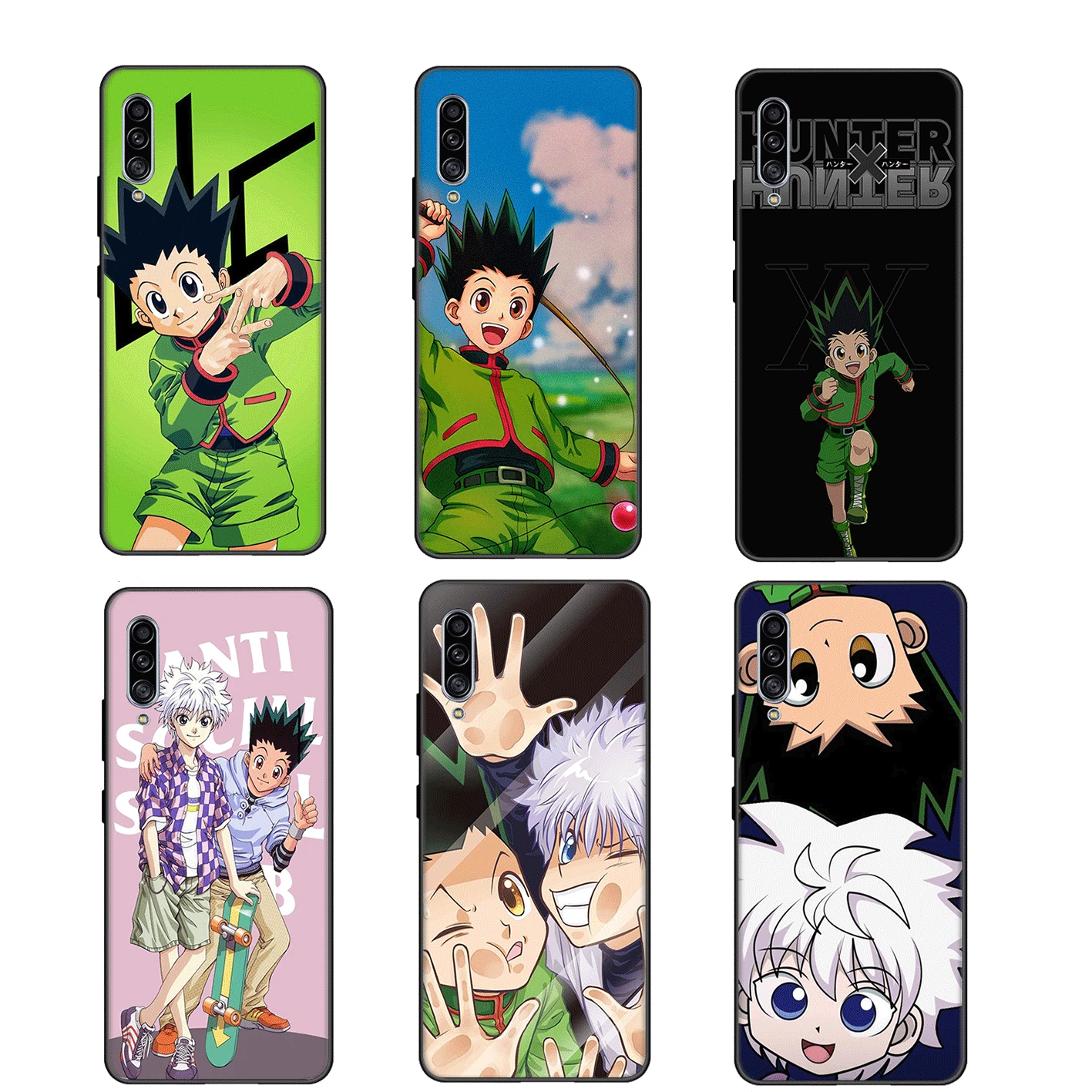 Чехол Hunter X 3 силиконовый из ТПУ для Samsung S6 S7 Edge S8 S9 S10 S20 Plus S10E Lite Ultra | Мобильные