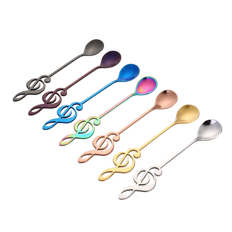 Vacclo 1pc Colorful Coffee Stir Spoon with Music Note Handle Dessert Cake Salad Scoop Elegant Kitchen Afternoon Tea Tableware
Vacclo 1pc Colorful Coffee Stir Spoon with Music Note Handle Dessert Cake Salad Scoop Elegant Kitchen Afternoon Tea Tableware