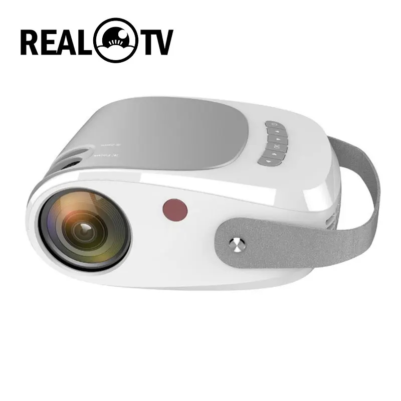 Реальный ТВ H5 HD проектор Поддержка 1080p 4000 люмен Android WIFI Bluetooth Портативный