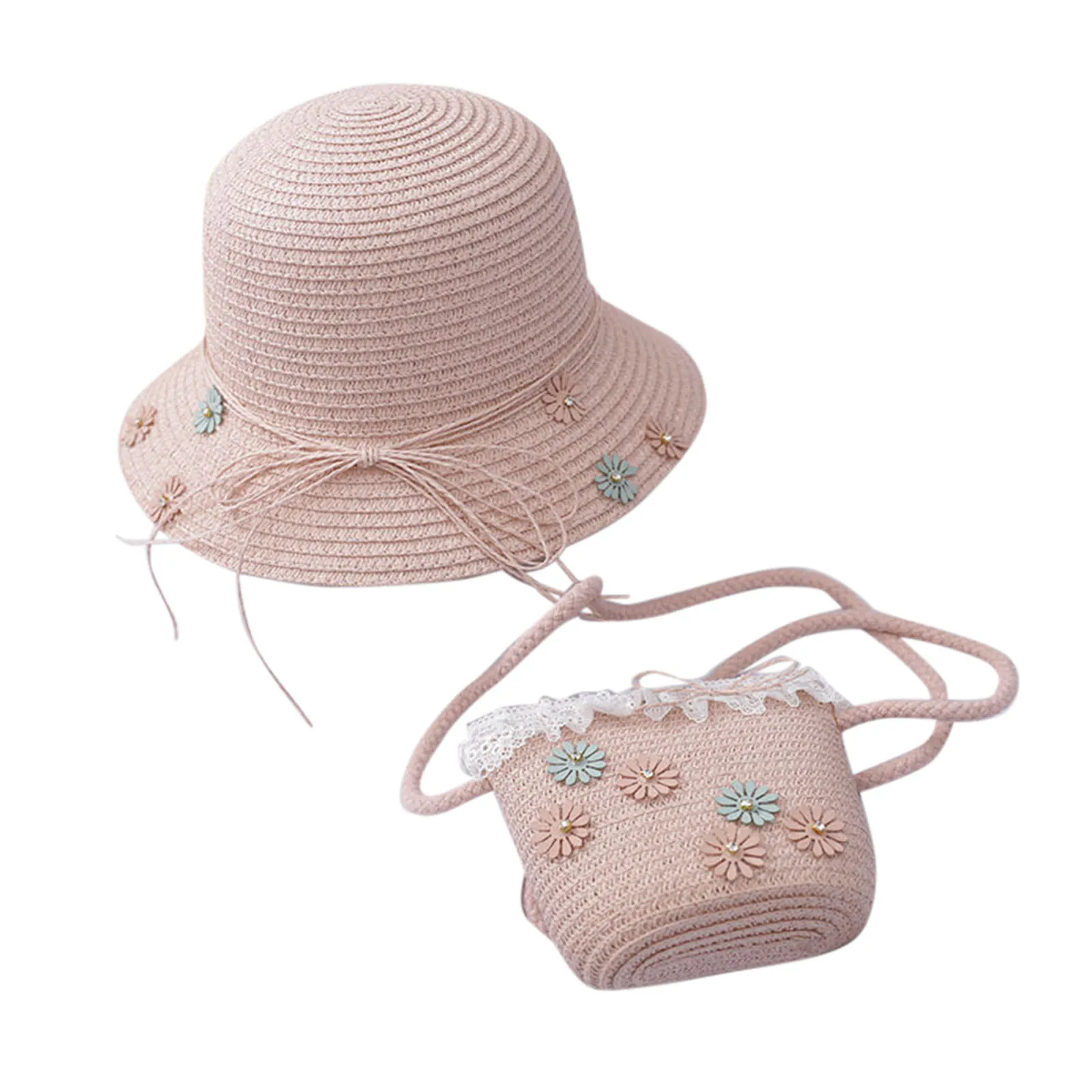 2021 Summer New Children Straw Hat Korean Baby Sun Hats Beauty Floral Girl Spring Cap Beach Visor Hat Straw Bag Two-Piece Sets
2021 Summer New Children Straw Hat Korean Baby Sun Hats Beauty Floral Girl Spring Cap Beach Visor Hat Straw Bag Two-Piece Sets