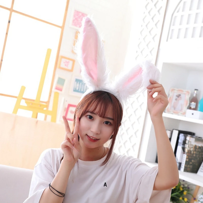 Long Rabbit Ears Headband Cute Colorful Furry Bunny Animal Hair Hoop Halloween Easter Cosplay Costume Party Favors
Long Rabbit Ears Headband Cute Colorful Furry Bunny Animal Hair Hoop Halloween Easter Cosplay Costume Party Favors