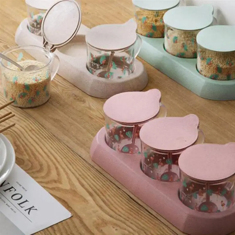 Straw Spice Storage Jar Set Clear Seasoning Jars Household Storage Boxes Condiment Pot Kitchen Seasoning Boxes Green Pink Beige
Straw Spice Storage Jar Set Clear Seasoning Jars Household Storage Boxes Condiment Pot Kitchen Seasoning Boxes Green Pink Beige