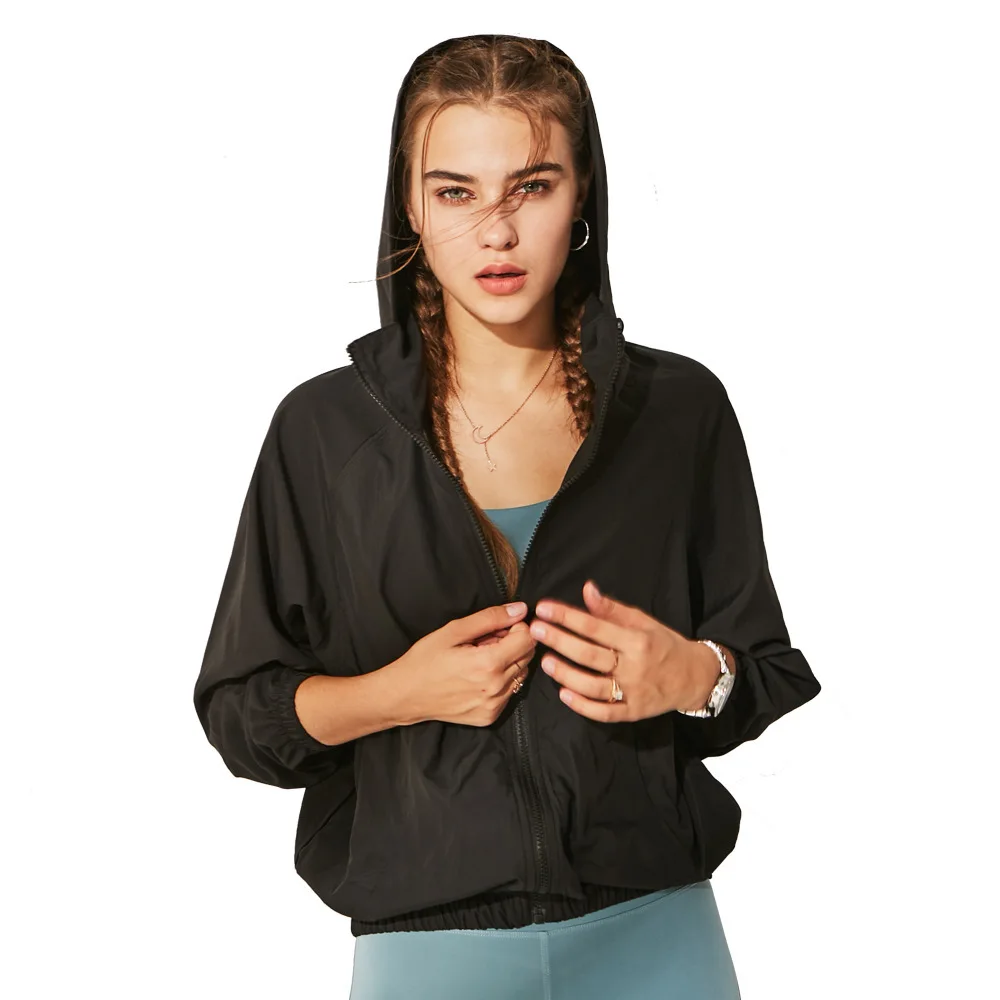 New Exercise Yoga Clothes Women's Fitness Casual Violently Sweat Long-Sleeved Top Quick-Drying Breathable Hood Zipper Jacket
New Exercise Yoga Clothes Women's Fitness Casual Violently Sweat Long-Sleeved Top Quick-Drying Breathable Hood Zipper Jacket