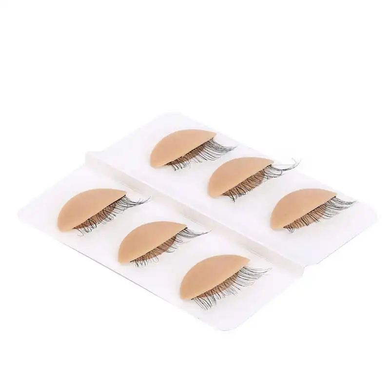 3 Pairs Training Eyelids Removable Eyelids Eyelashes Soft and Durable 3 Pairs Silicone Eyelids for Home for Salon
3 Pairs Training Eyelids Removable Eyelids Eyelashes Soft and Durable 3 Pairs Silicone Eyelids for Home for Salon